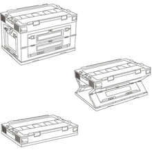 Складаний контейнер NATUREHIKE NH20SJ036 80 л Gray (6927595774533)