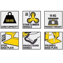 Візок вантажний STANLEY 120 кг (SXWST-FT521)