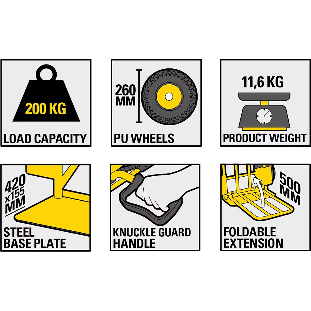 Візок вантажний STANLEY SXWT-HT535 Тип візок/тумба