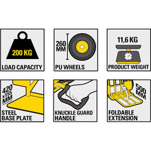 Візок вантажний STANLEY SXWT-HT535
