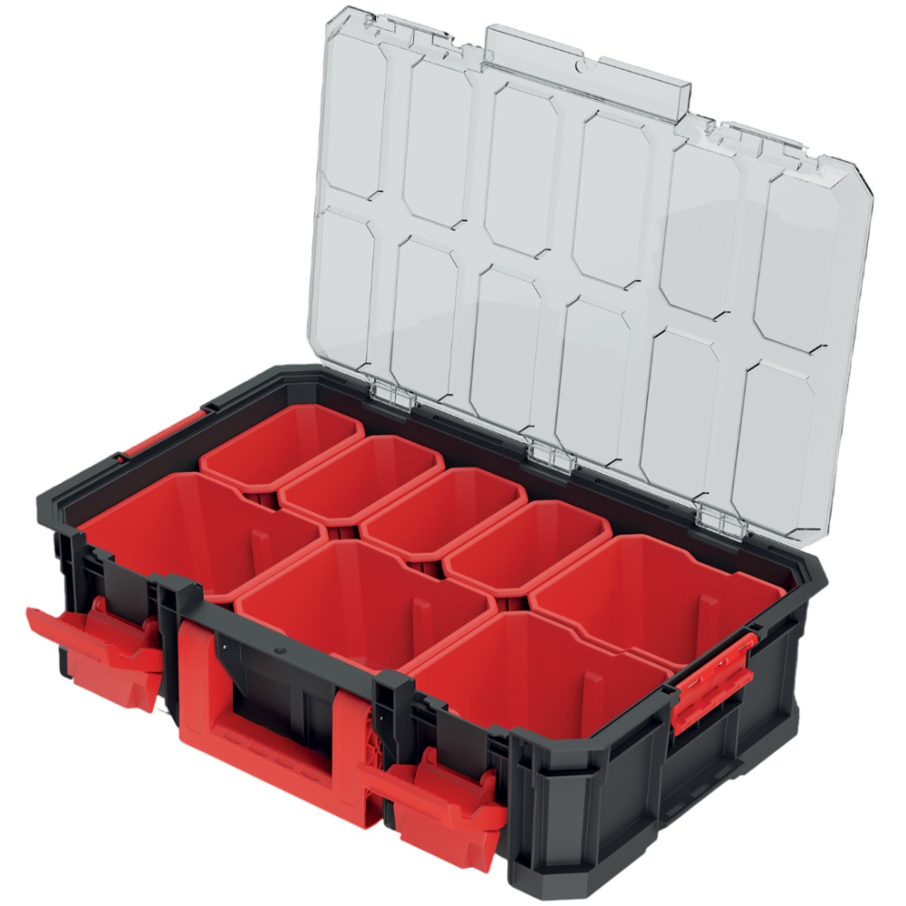 Органайзер KISTENBERG Modular Solution 9 відсіків 20" (KMS553515B) Додатково клямки з АБС-пластику та металеві петлі; комбінується з виробами серії: MODULAR SOLUTION, MSX та c платформою KXBP6045