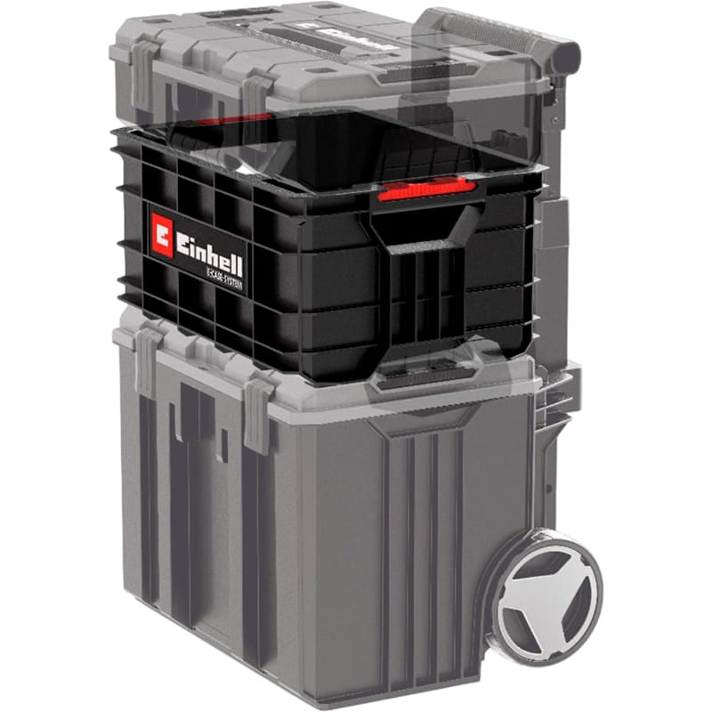 Ящик для инструментов EINHELL E-Case Toolcase (4540037) Дополнительно Является частью модульной системы E-Case от Einhell; Термостойкий и ударопрочный