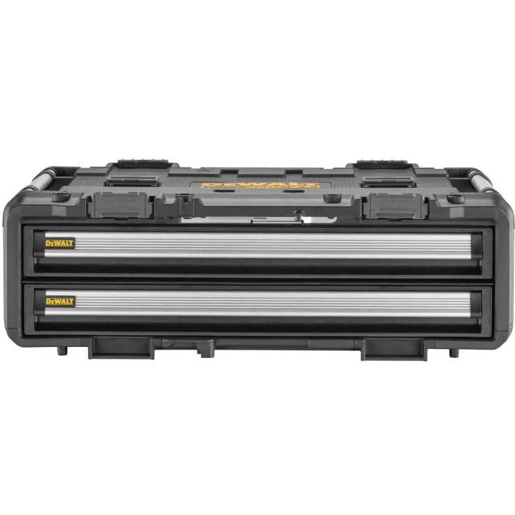 Универсальный ящик DEWALT TOUGHSYSTEM 2.0 DXL (DWST08520-1) Дополнительно со съемными перегородками и боковыми шинами