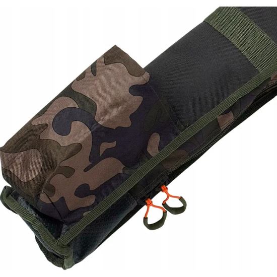 Чохол для вудилищ PROLOGIC Avenger Padded Multi Sleeve 12' 2 Rod Green Camouflage (65078) Особливості для зберігання двох двочастинних вудилищ із котушкою завдовжки 360 см; 600D Rip-Stop водонепроникна тканина; м'яке набивання; антикорозійні блискавки HD та бігунки HI-VIZ