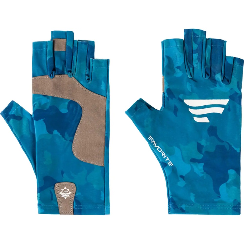 Рукавички FAVORITE Solar Fishing Gloves 5 Cut L/XL Blue (SFG5C-L/XL-Blue)