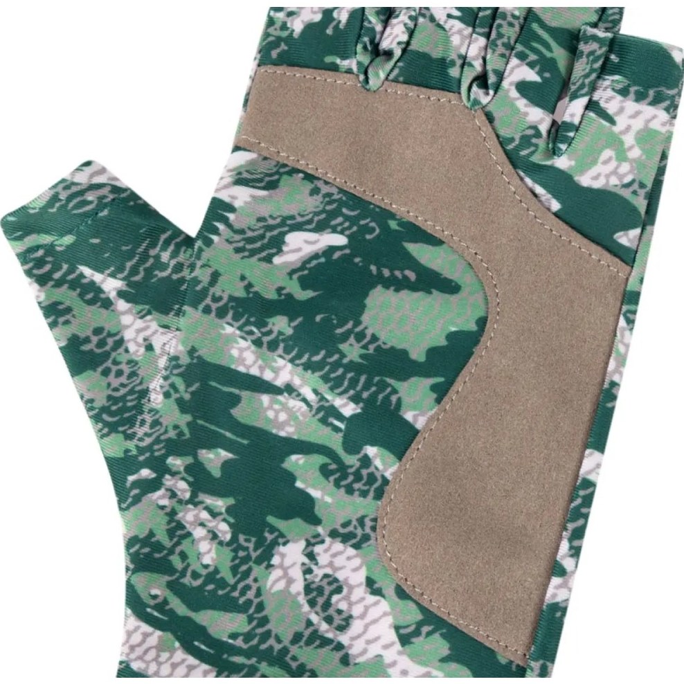Перчатки FAVORITE Solar Fishing Gloves 5 Cut S/M Green (SFG5C-S/M-Green) Особенности материал: Cooling polyester с защитой UPF 50+; стойкие к истиранию накладки, предотвращающие скольжение снасти в руках
