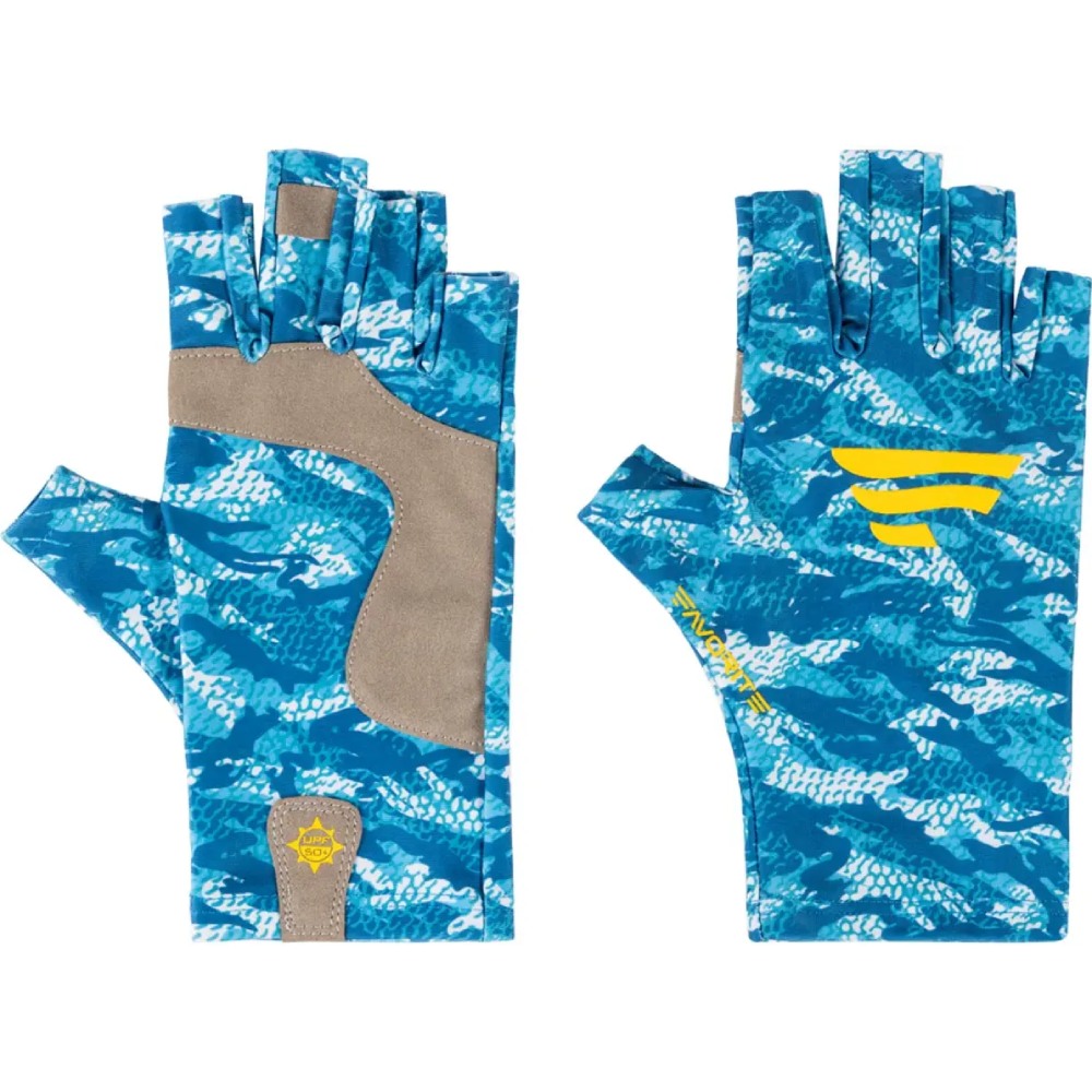 Перчатки FAVORITE Solar Fishing Gloves 5 Cut S/M White/Blue (SFG5C-S/M-White)