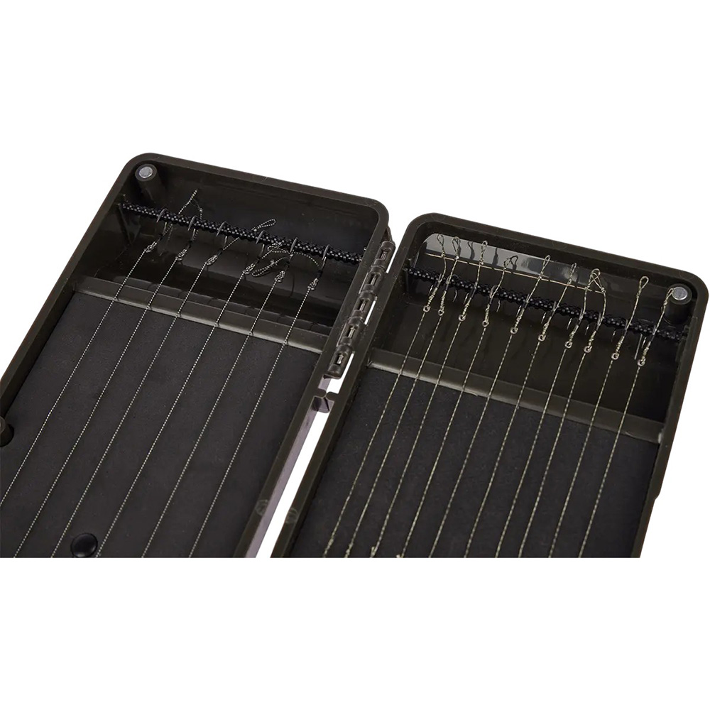 Поводочница BRAIN Carp Rig Box 10x24cm (1858.55.23) Цвет черный