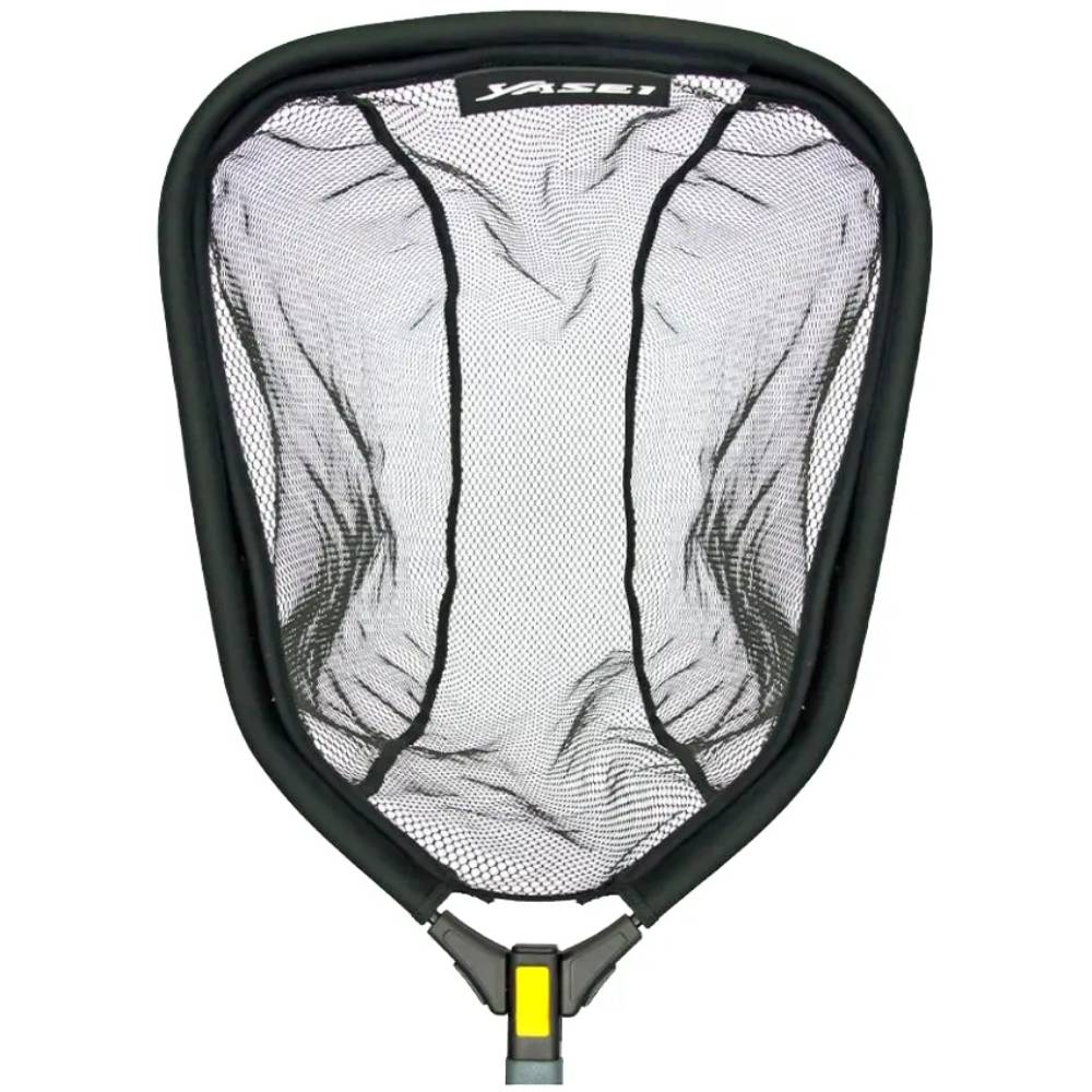 Підсак SHIMANO Yasei Single Hand Rubber Net Foldable - Floating Black (TLYASHANDNET) Довжина в розкладеному вигляді 0.9