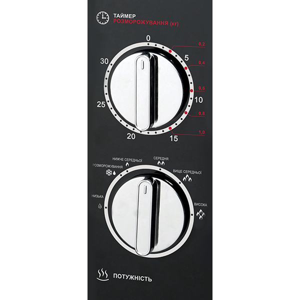 Мікрохвильова піч LIBERTON LMW-2071M Колір чорний