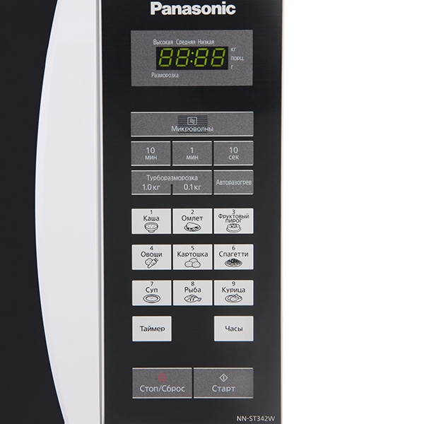 Микроволновая печь PANASONIC NN-ST342WZTE Цвет белый