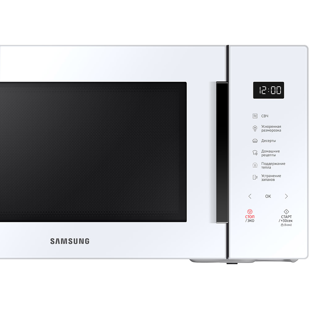 Зовнішній вигляд Мікрохвильова піч SAMSUNG MS30T5018AW/BW