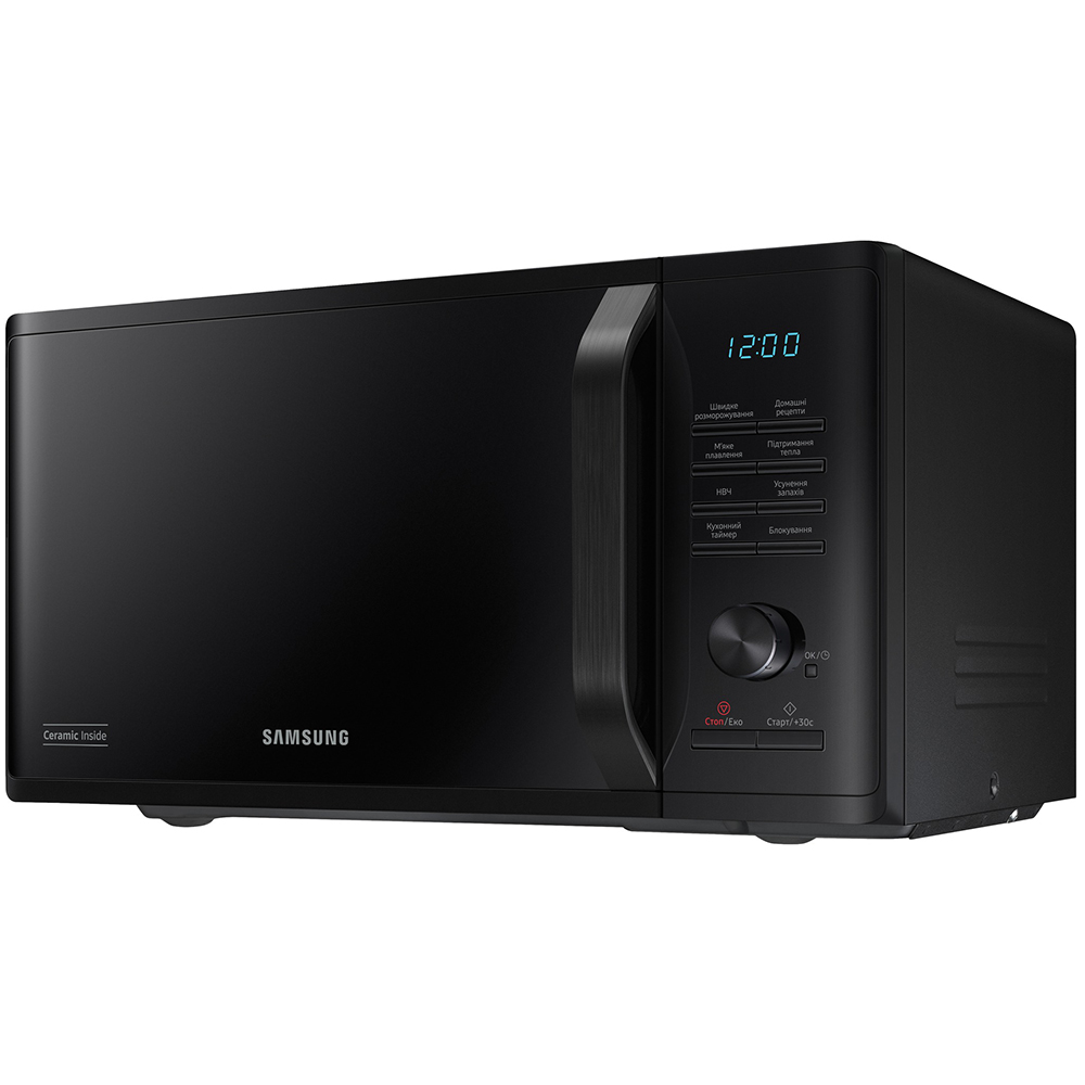 Мікрохвильова піч SAMSUNG MS23K3515AK/UA Комплектація Мікрохвильова піч, Інструкція, Гарантійний талон, Поворотний стіл