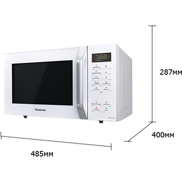 Микроволновая печь PANASONIC NN-ST34HWZUE Тип печи соло