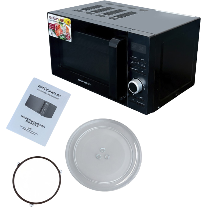 В Фокстрот Микроволновая печь GRUNHELM 20MX724-B