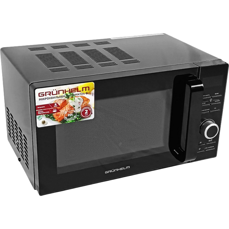 Изображение Микроволновая печь GRUNHELM 20MX724-B