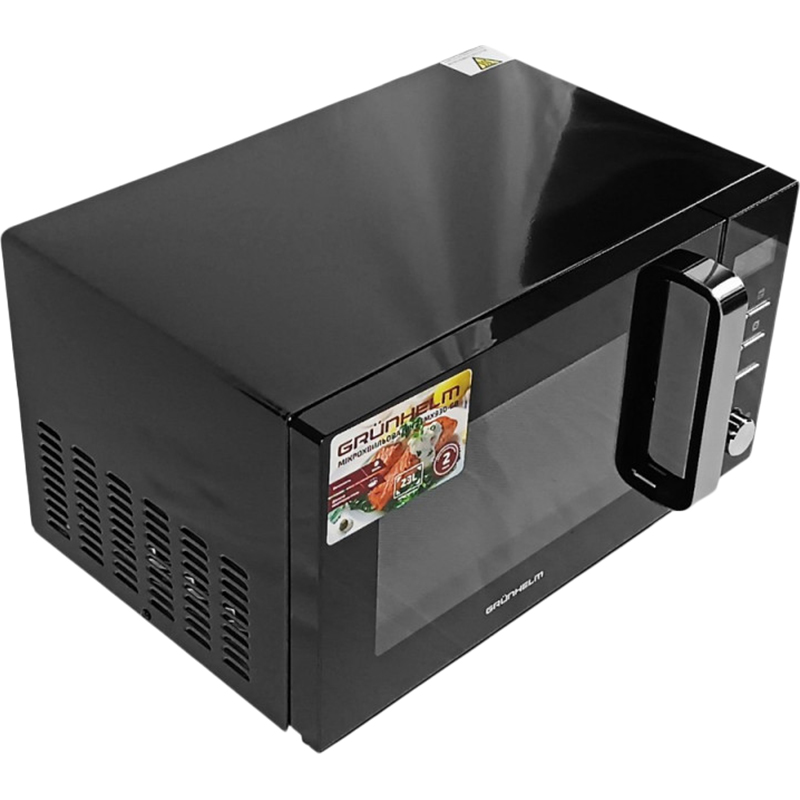 Мікрохвильова піч GRUNHELM 23MX930-GB Комплектація Мікрохвильова піч; Тарілка; Інструкція