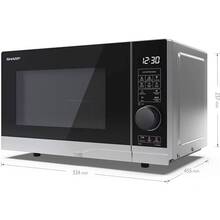 Микроволновая печь SHARP YC-PG204AE-S