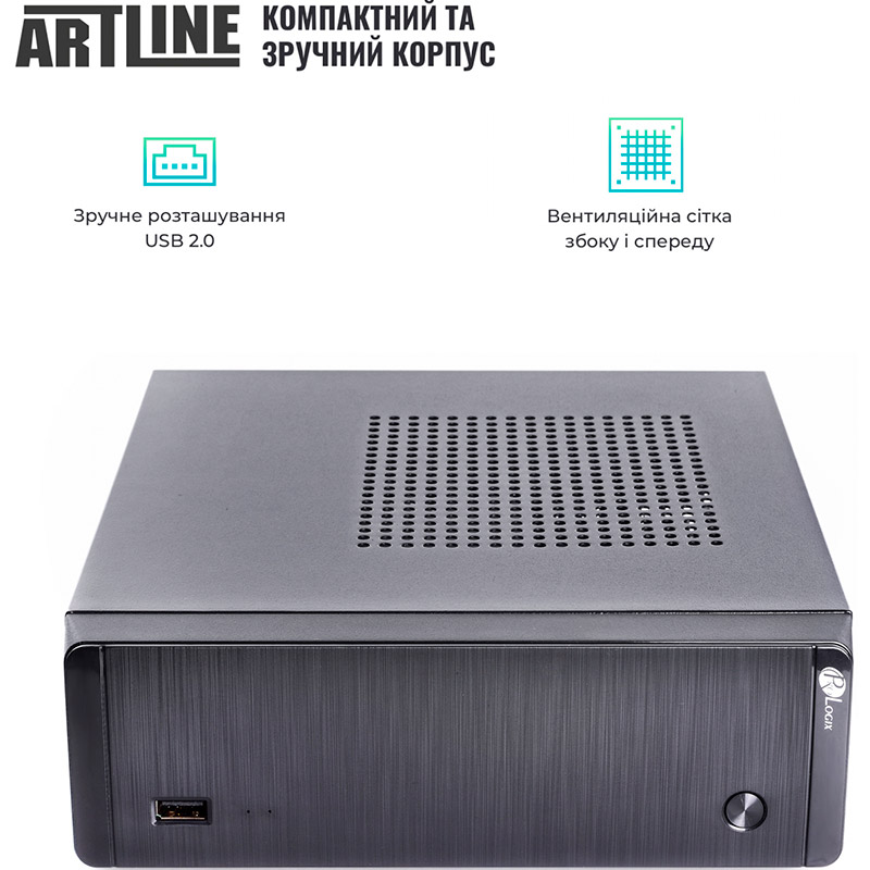 Неттоп ARTLINE Business B15 Windows 11 Pro (B15v12Win) Количество ядер 2