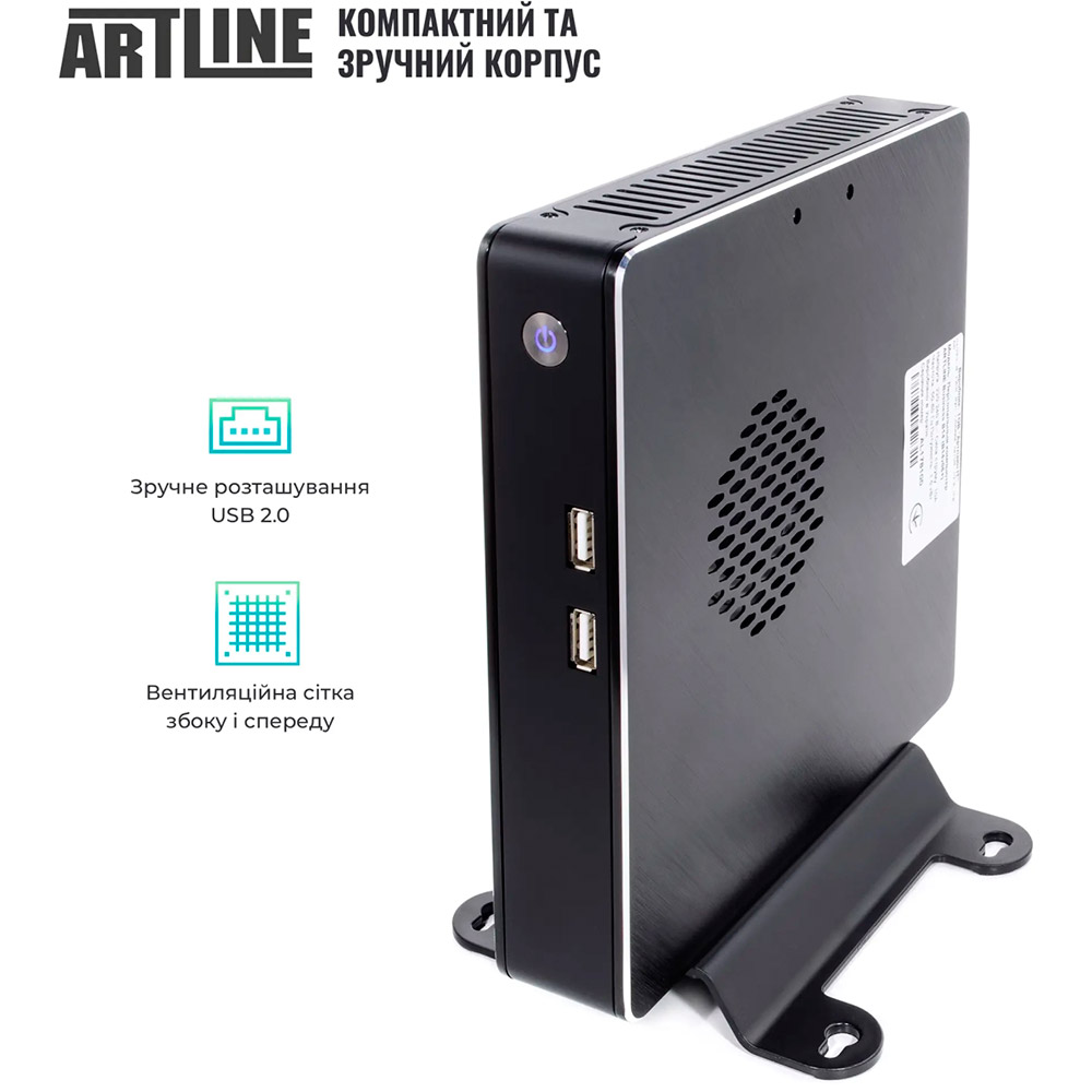 Неттоп ARTLINE Business B16 Windows 11 Pro (B16v45Win) Модель процесора 12400