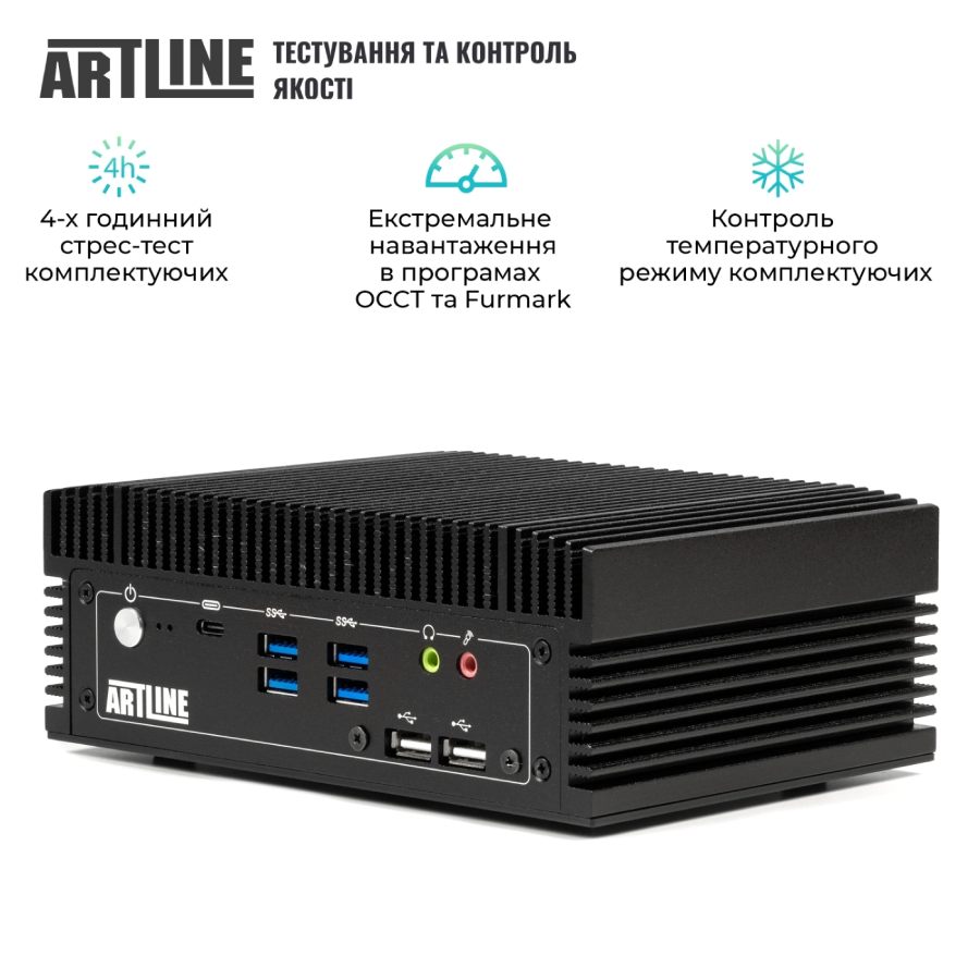 Зовнішній вигляд Неттоп ARTLINE Business B12 Silent Windows 11 Pro (B12Silentv41Win)