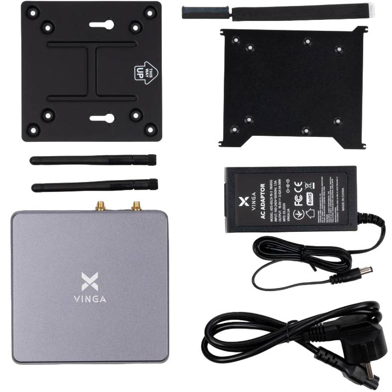 Зовнішній вигляд Неттоп VINGA Mini PC V660 (V6601235U.81TW1H)