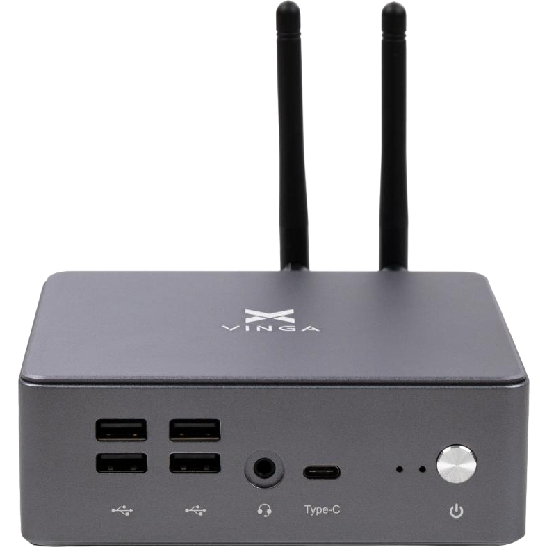 Неттоп VINGA Mini PC V660 (V6601235U.161T) Максимальна частота процесора 4.4