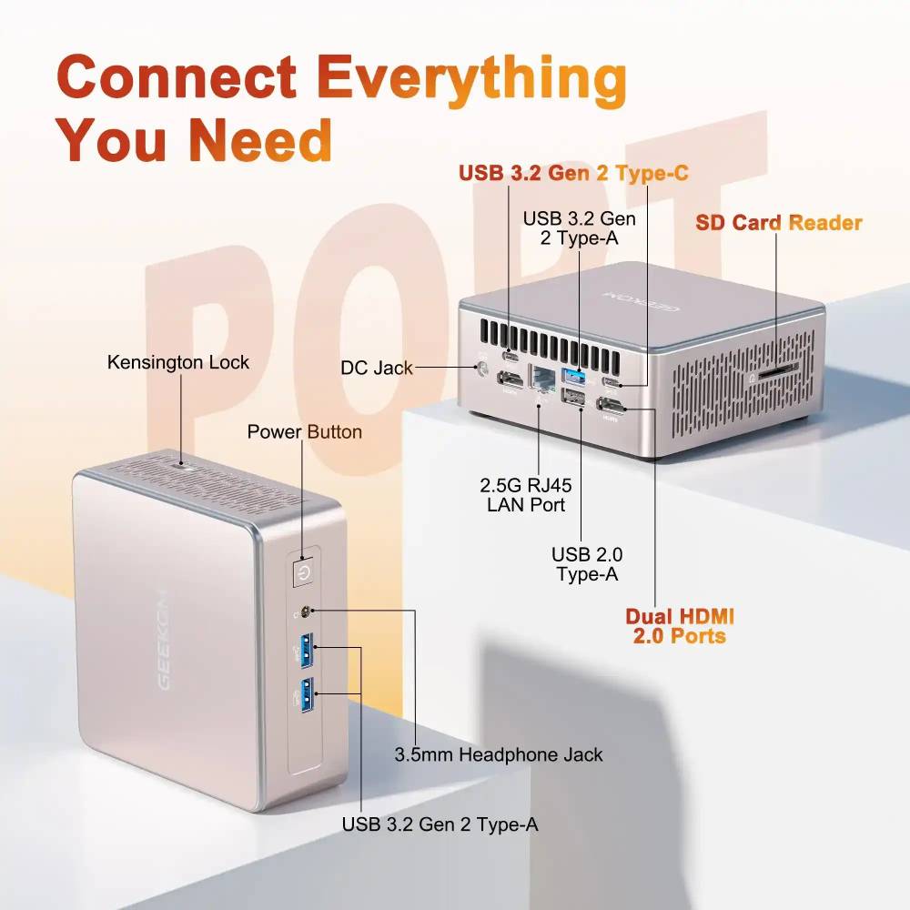 Неттоп GEEKOM A5 (GMA5R75825U-16512-EU) Максимальна частота процесора 4.5