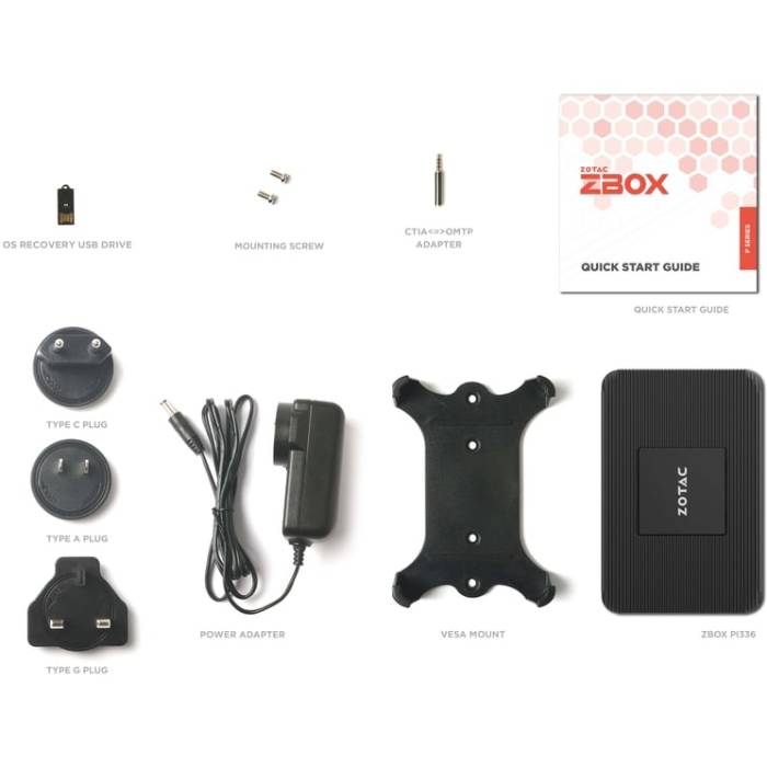 Фото Неттоп ZOTAC ZBOX PICO (ZBOX-PI336-W5C)