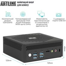 Неттоп ARTLINE Business B14 Windows 11 Pro + Монітор B24F100Plus-IPS (B14v22Win+B24F100Plus-IPS)