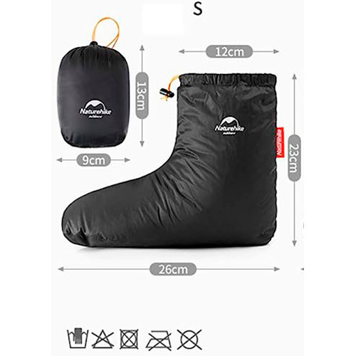 Теплоізоляційні черевики NATUREHIKE S Black (NH18S023-T) Колір чорний