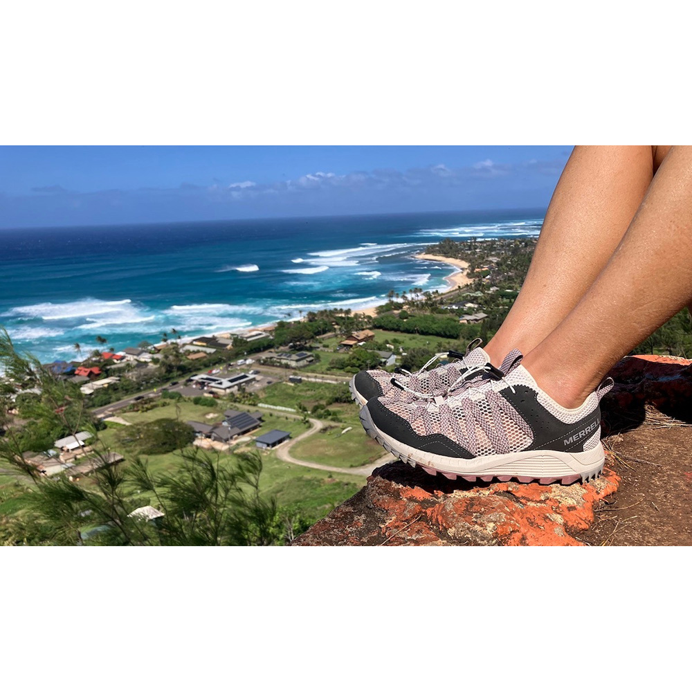 Фото Кроссовки MERRELL Wildwood Aerosport Wm's 39 Oyster/Burlwood (036.0749)