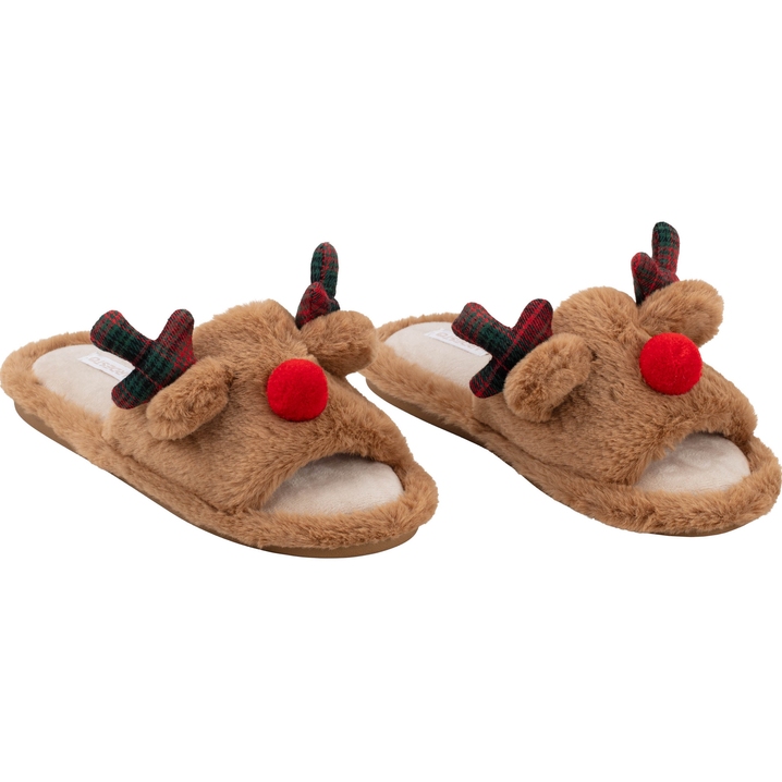 Домашнє взуття ARDESTO Christmas 38/39 27 см Brown (ART2538DB)