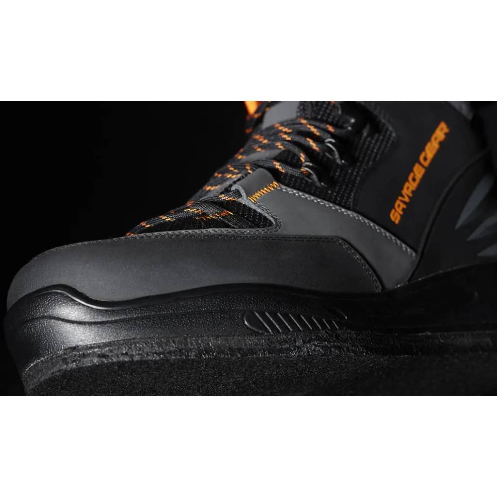 Ботинки забродные SAVAGE GEAR SG8 Felt Wading Boot 45р Black/Orange (1601851) Сезон весна