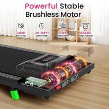 Беговая дорожка AKLUER Walking Pad P03B с поручнем (6978121150178)