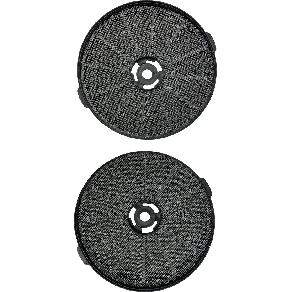Комплект угольных фильтров PERFELLI 0075 2 шт Black (0710301) Совместимость K 6610 1000 LED RINCI TL 6622 1000 LED Для вытяжек серии TL 662 Motion Control