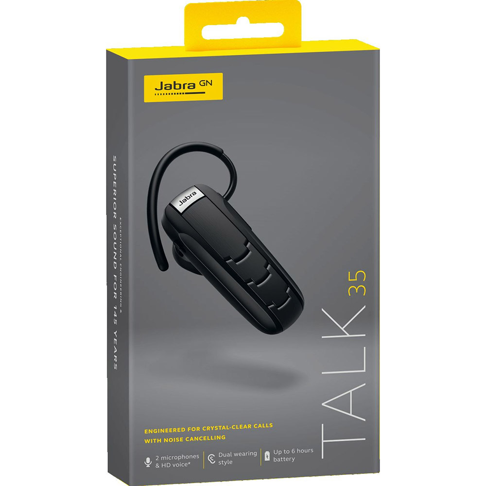 Зовнішній вигляд Bluetooth-гарнітура Jabra Talk 35 Black