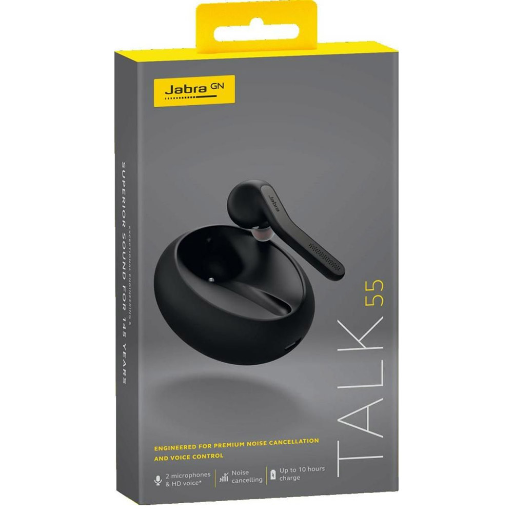 Зовнішній вигляд Bluetooth-гарнітура Jabra Talk 55 Black