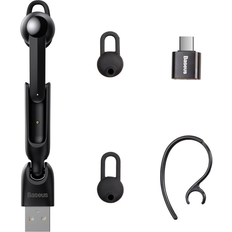 Bluetooth-гарнітура BASEUS Wireless Earphones A05 Black Версія Bluetooth 5.0