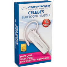 Bluetooth-гарнитура ESPERANZA EH184W Celebes White (5901299947531)