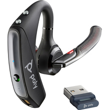 Bluetooth-гарнітура POLY Voyager 5200 UC + BT600 Black (7K2E1AA)