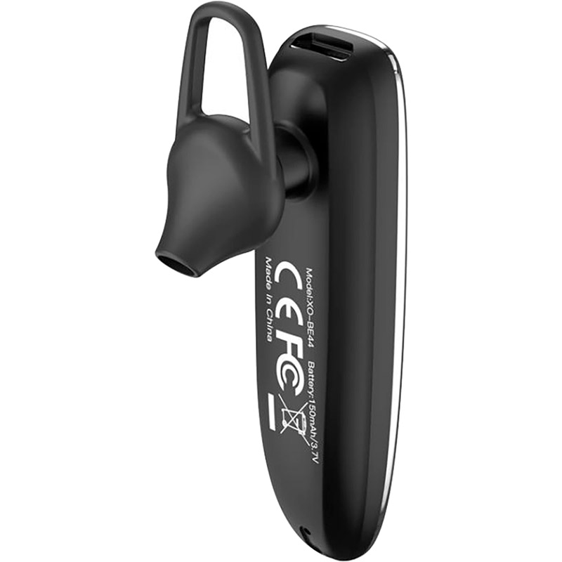 Bluetooth-гарнитура XO BE44 Black (6920680857647) Время работы в режиме разговора 10