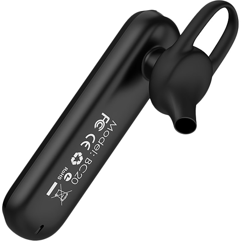 Bluetooth-гарнітура BOROFONE BC20 Black (6931474700759) Діаметр динаміка 7166203