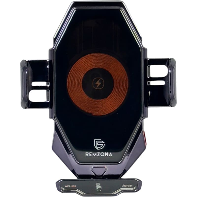 Автотримач REMZONA Grase Pilot 15W Black (PHCH-02BK) Автотримач REMZONA Grase Pilot 15W Black (PHCH-02BK) Кріплення універсальне (скло/торпедо)