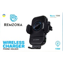 Автотримач REMZONA Navix 15W Black (PHCH-04BK) Автотримач REMZONA Navix 15W Black (PHCH-04BK)