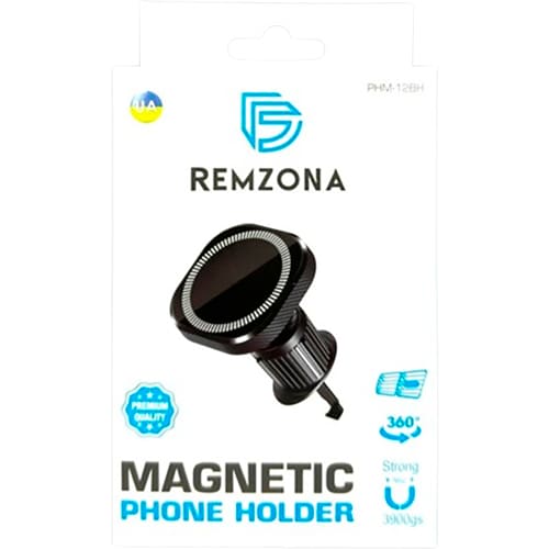 Заказать Автодержатель REMZONA MagSafe Black (PHM-12BK)