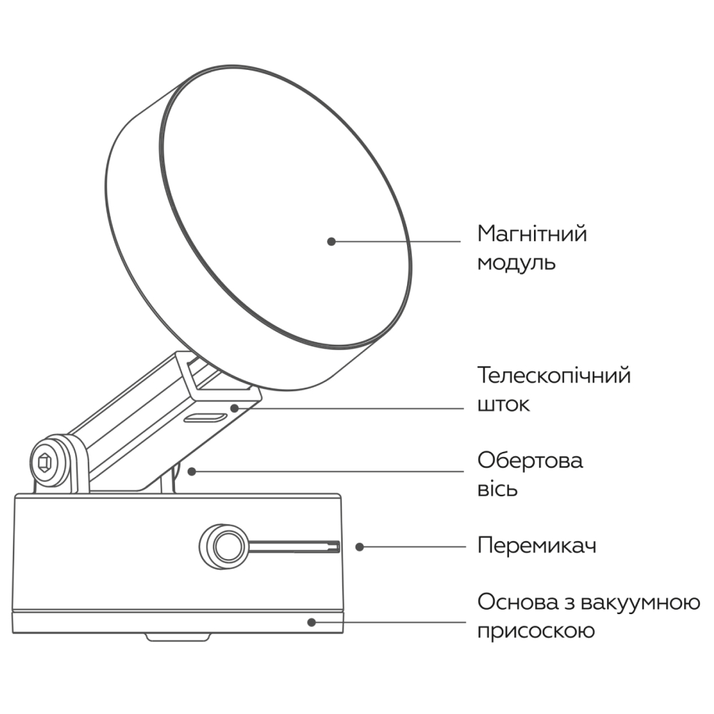 Автодержатель XOKO MSH-001 Black Особенности регулировка наклона