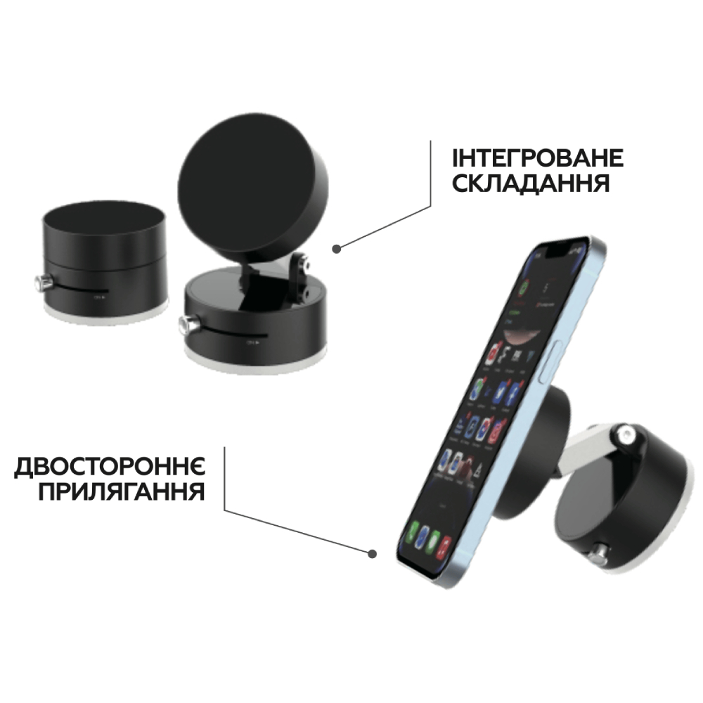 Автодержатель XOKO MSH-001 Black Тип держатель (магнит)