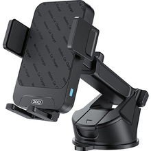 Автоутримувач XO Wireless 15W Black (WX043.black)