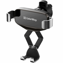 Автоутримувач COLORWAY Gravity Mechanical Car Mount Black (CW-CHG18-BK)